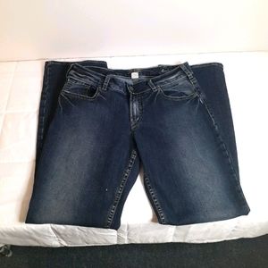 Silver Jean's Womens Size 16 Suki Boot Cut Blue